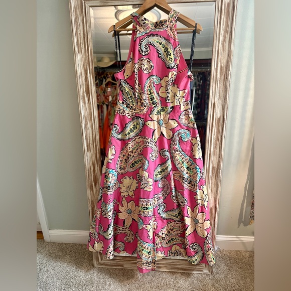 NWT TAHARI Halter Dress, Size 10. - Picture 1 of 6